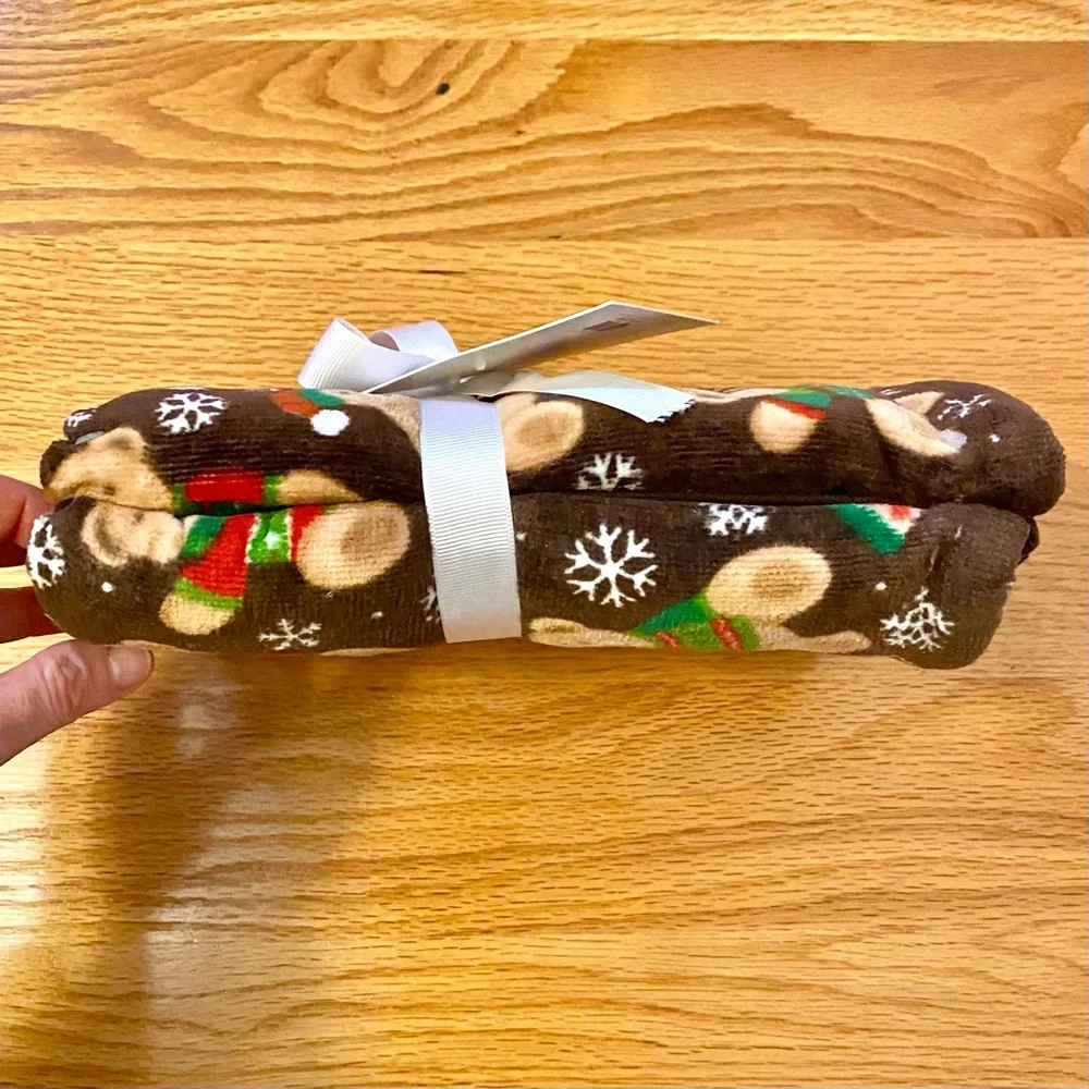 CYNTHIA ROWLEY Christmas bears hand towel set
